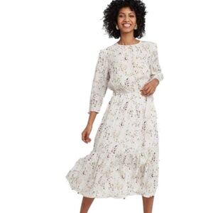 A New Day abstract-print midi dress in size M